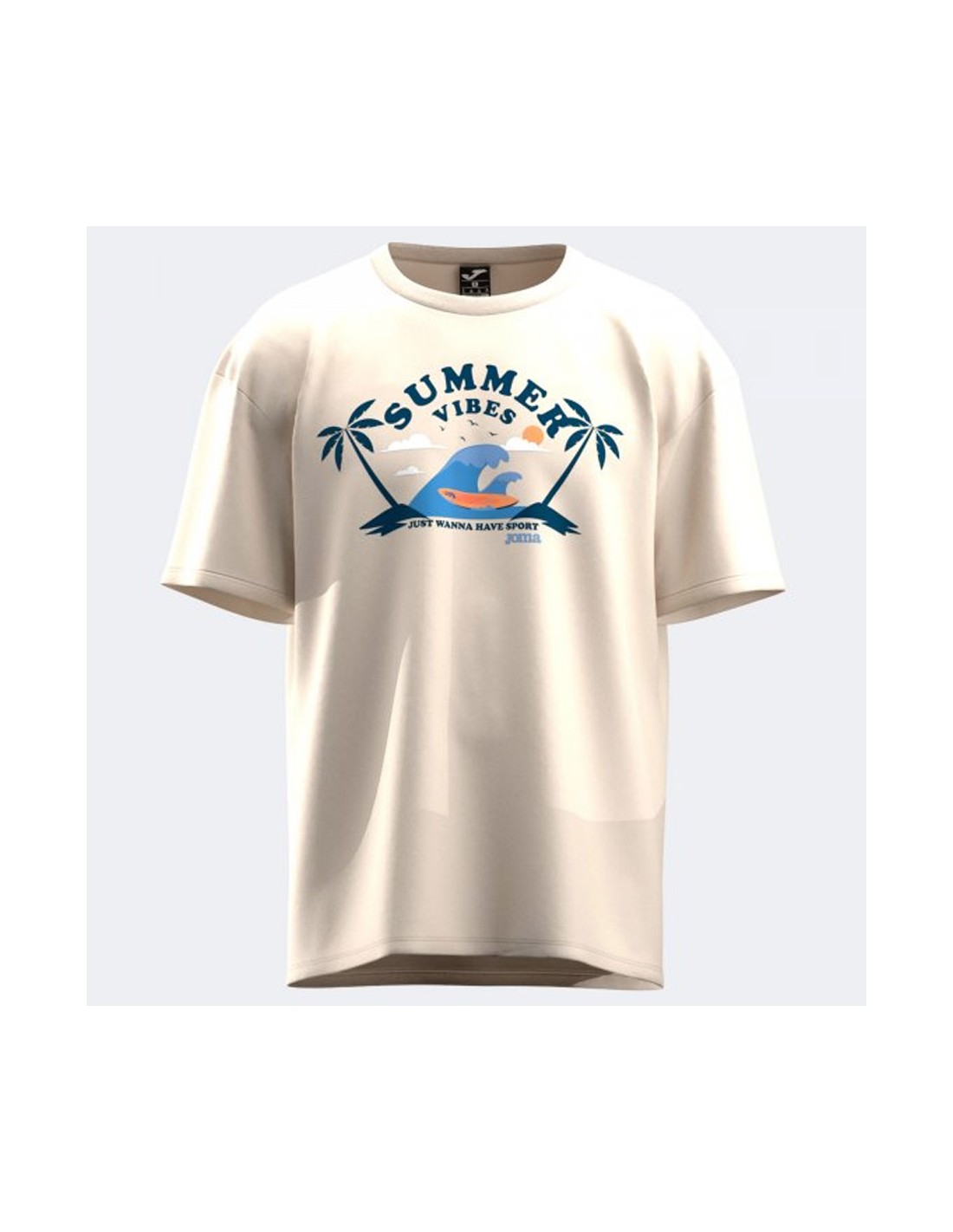 Men's Sports T-Shirts Joma Beige
