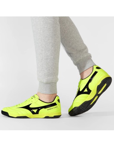 Mizuno Morelia Sala Classic IN Q1GA220245 Χαμηλά Ποδοσφαιρικά Παπούτσια Σάλας Κίτρινα