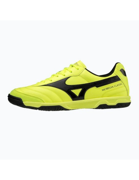 Mizuno Morelia Sala Classic IN Q1GA220245 Χαμηλά Ποδοσφαιρικά Παπούτσια Σάλας Κίτρινα