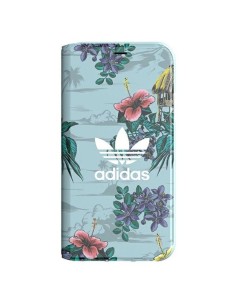 Adidas Booklet Case Floral for iPhone X XS Gray