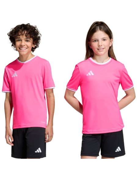 adidas Entrada 26 Jersey kids' tshirt pink KE9846