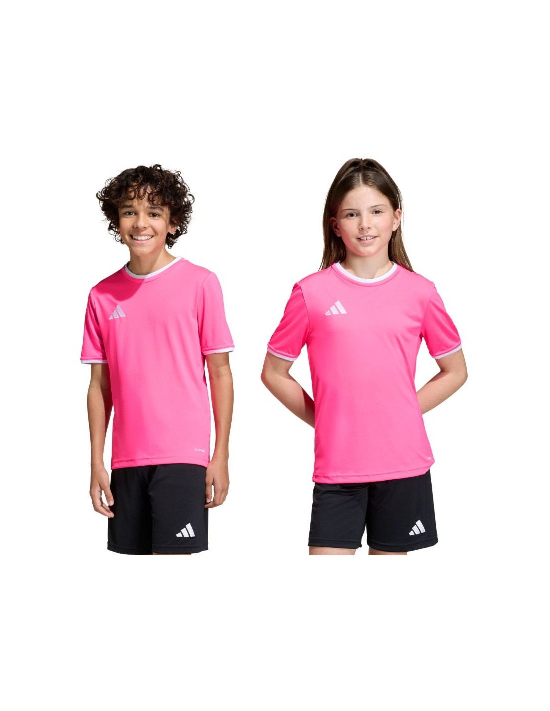 adidas Entrada 26 Jersey kids' tshirt pink KE9846