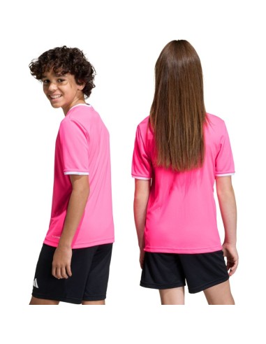 adidas Entrada 26 Jersey kids' tshirt pink KE9846