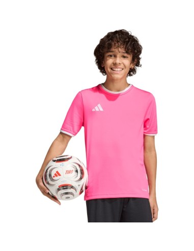adidas Entrada 26 Jersey kids' tshirt pink KE9846