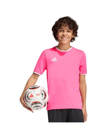 adidas Entrada 26 Jersey kids' tshirt pink KE9846