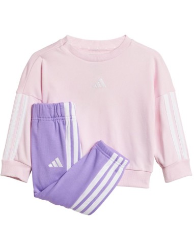 adidas Essentials Joggers Pink and Purple Kids Tracksuit JD6482