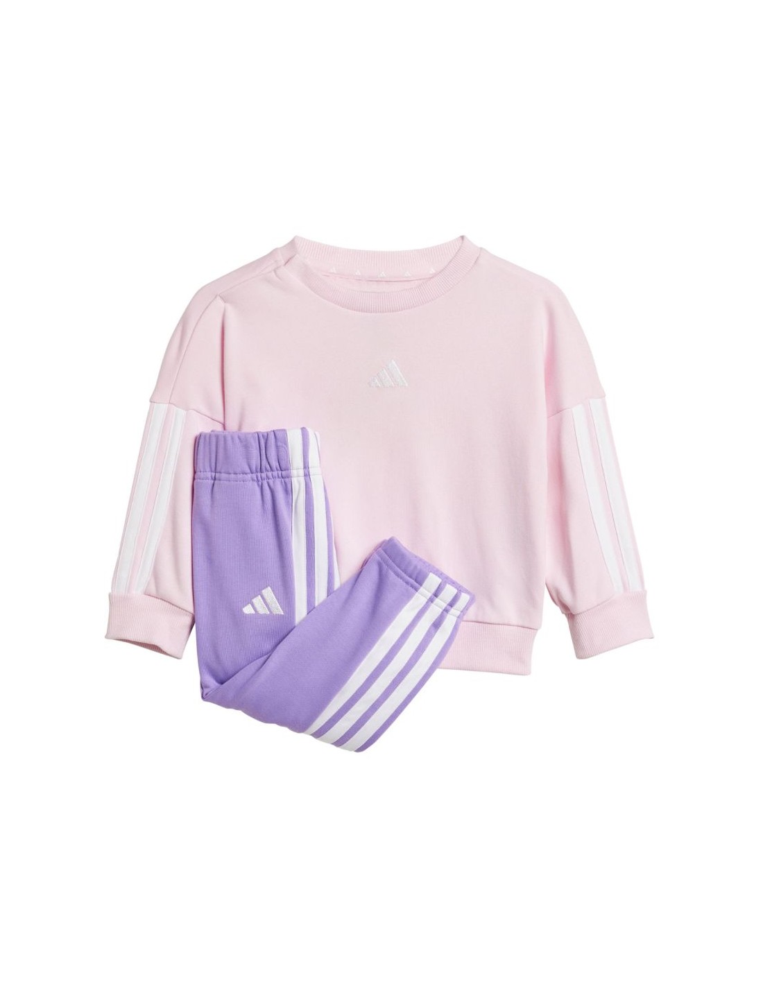adidas Essentials Joggers Pink and Purple Kids Tracksuit JD6482