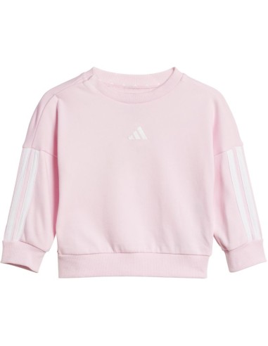 adidas Essentials Joggers Pink and Purple Kids Tracksuit JD6482