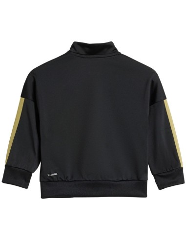 adidas Essentials Climacool Kids Tracksuit Black and Gold JC8857