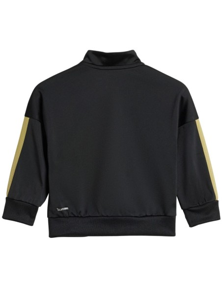 adidas Essentials Climacool Kids Tracksuit Black and Gold JC8857