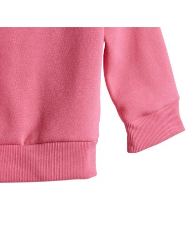 Adidas Essentials Pink and Gray Kids Tracksuit JY0303