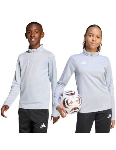 adidas Entrada 26 Training Top light gray kids sweatshirt JZ6637