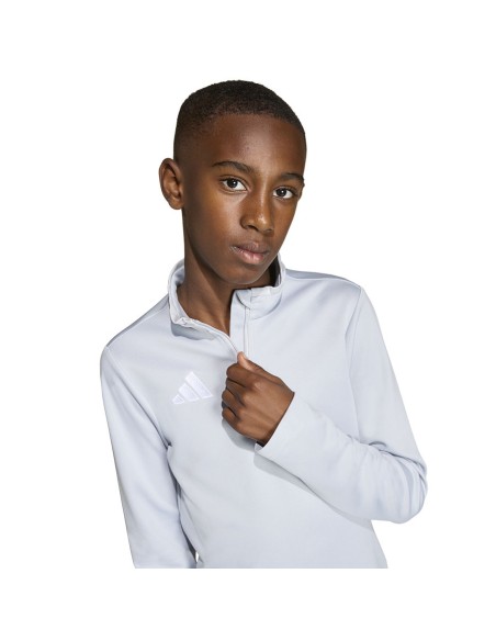 adidas Entrada 26 Training Top light gray kids sweatshirt JZ6637