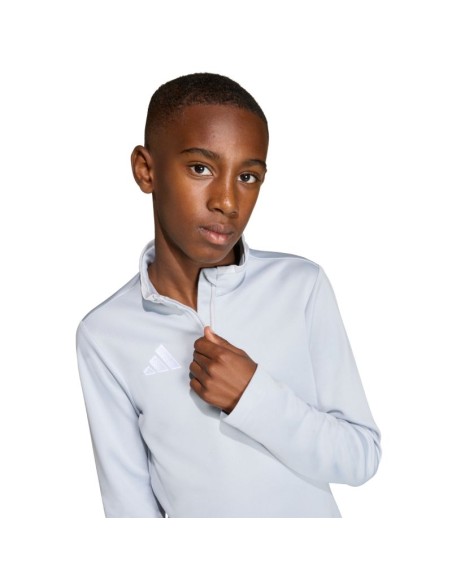 adidas Entrada 26 Training Top light gray kids sweatshirt JZ6637
