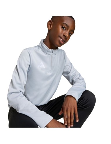 adidas Entrada 26 Training Top light gray kids sweatshirt JZ6637