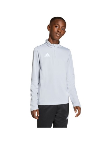 adidas Entrada 26 Training Top light gray kids sweatshirt JZ6637