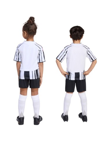 adidas Juventus 2526 Home Kids' Kit White and Black JN5220