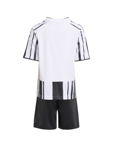 adidas Juventus 2526 Home Kids' Kit White and Black JN5220