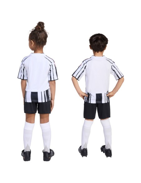 adidas Juventus 2526 Home Kids' Kit White and Black JN5220