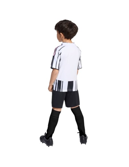 adidas Juventus 2526 Home Kids' Kit White and Black JN5220
