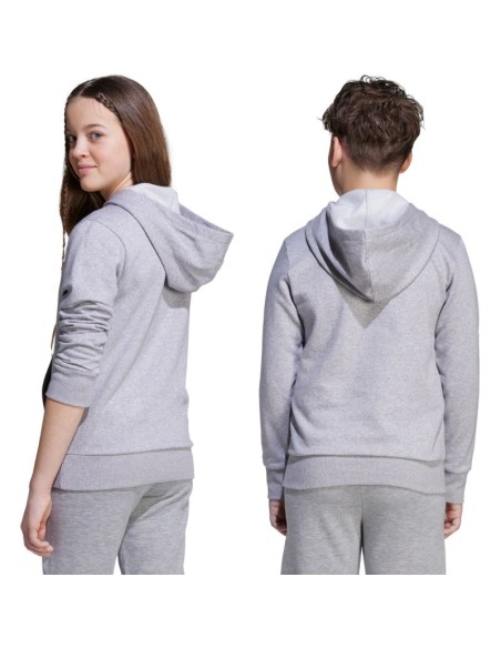 adidas Essentials Hoodie for kids gray JV9995