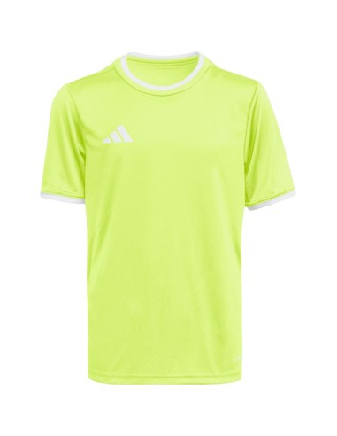 adidas Entrada 26 Jersey Kids TShirt Neon Yellow KE9845