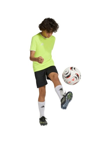 adidas Entrada 26 Jersey Kids TShirt Neon Yellow KE9845