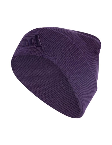 Adidas New Logo Beanie Cuff Purple JX5748