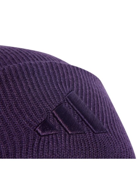 Adidas New Logo Beanie Cuff Purple JX5748