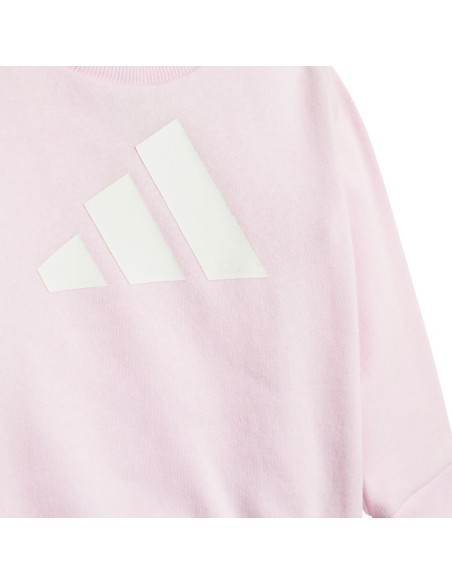 Adidas Essentials Pink Tracksuit for Kids JC9645
