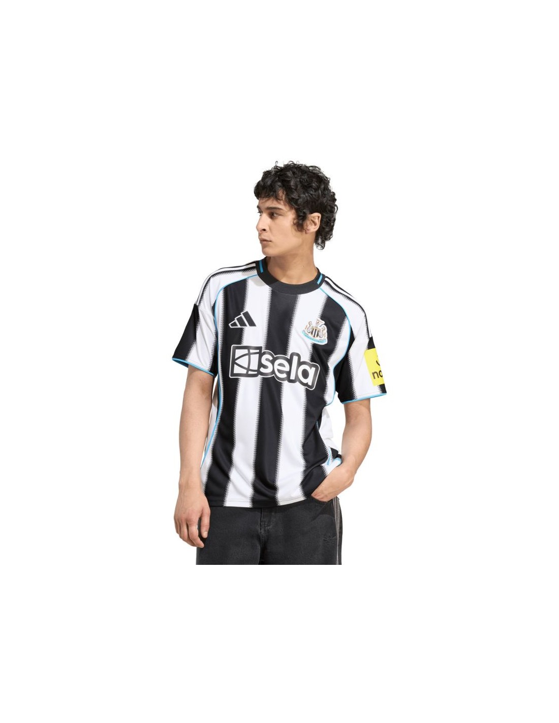 adidas Newcastle United FC 2526 Home Men's Jersey WhiteBlack JI7382
