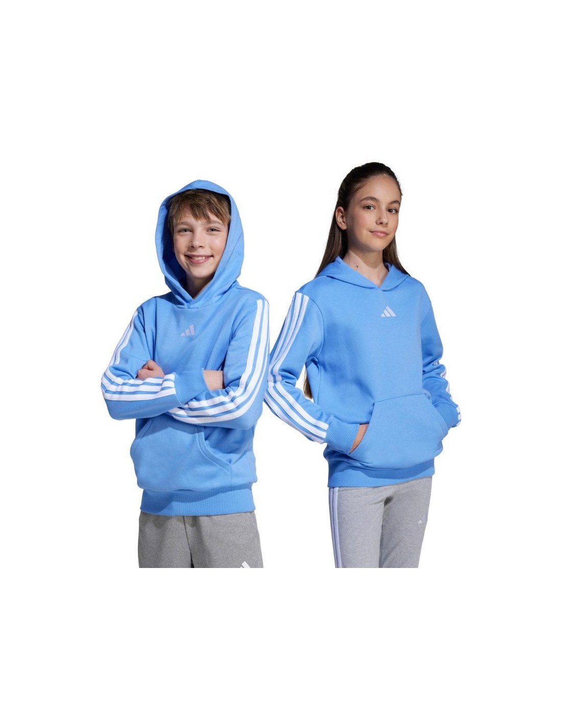 adidas Essentials Hoodie 225 Blue JN2424