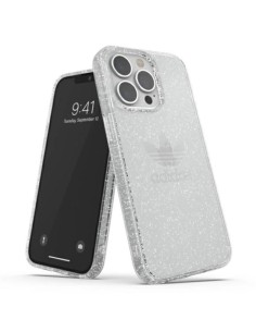 Adidas OR Protective Clear Case Glitter for iPhone 13 Pro iPhone 13 Transparent Silver