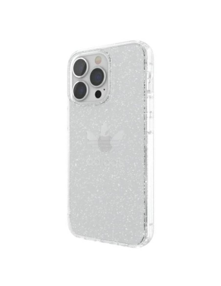Adidas OR Protective Clear Case Glitter for iPhone 13 Pro iPhone 13 Transparent Silver