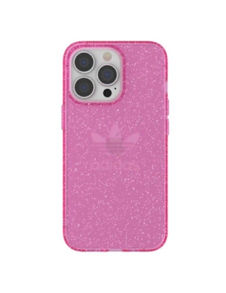 Adidas OR Protective Clear Case Glitter for iPhone 13 Pro iPhone 13 Pink