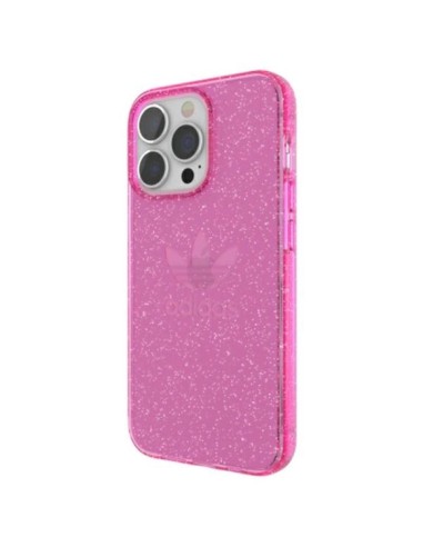 Adidas OR Protective Clear Case Glitter for iPhone 13 Pro iPhone 13 Pink