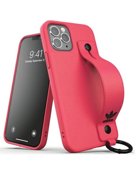Adidas OR Hand Strap Case for iPhone 12 iPhone 12 Pro pink