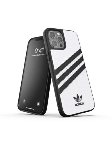 Adidas OR Moulded Case PU for iPhone 12 Pro Max WhiteBlack