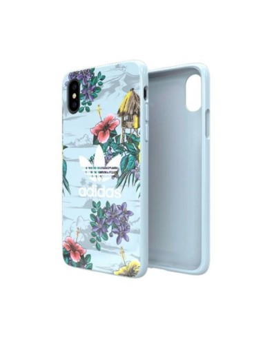 Adidas OR SnapCase Floral case for iPhone X Xs gray