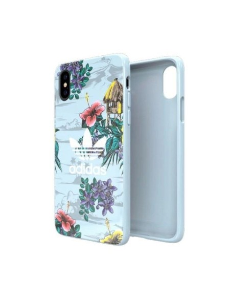 Adidas OR SnapCase Floral case for iPhone X Xs gray