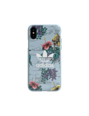 Adidas OR SnapCase Floral case for iPhone X Xs gray