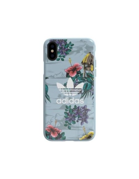 Adidas OR SnapCase Floral case for iPhone X Xs gray