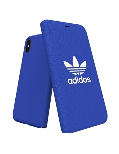 Adidas OR Booklet Case Canvas case for iPhone XXs blue