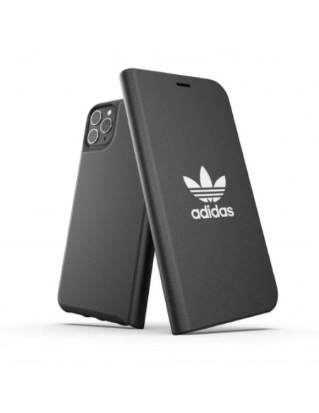 Adidas OR Booklet Case Basic for iPhone 11 Pro Max Black and White