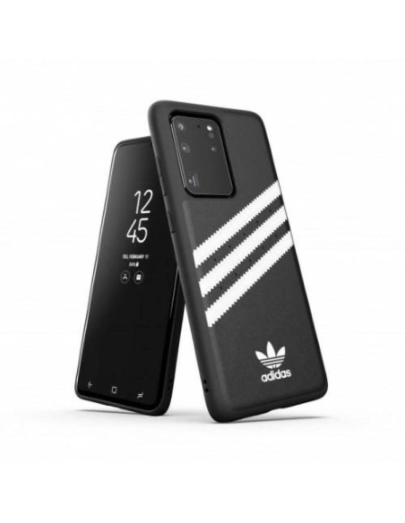 Adidas OR Moudled Case PU for Samsung Galaxy S20 Ultra Black and White