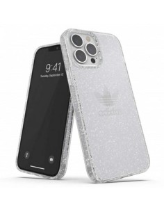 Adidas OR Protective Clear Case Glitter for iPhone 13 Pro Max Transparent Silver
