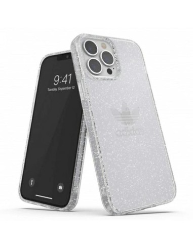 Adidas OR Protective Clear Case Glitter for iPhone 13 Pro Max Transparent Silver