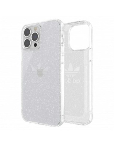 Adidas OR Protective Clear Case Glitter for iPhone 13 Pro Max Transparent Silver