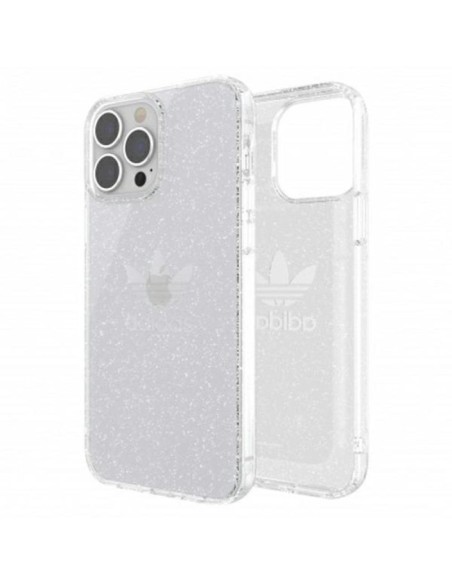 Adidas OR Protective Clear Case Glitter for iPhone 13 Pro Max Transparent Silver