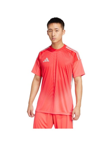 adidas Tiro 25 Competition Jersey Short Sleeve Men's Goalkeeper Shirt Red JI9717